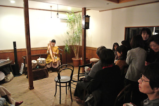 「sansyo cafe」にてチェレステ楽団ライブ